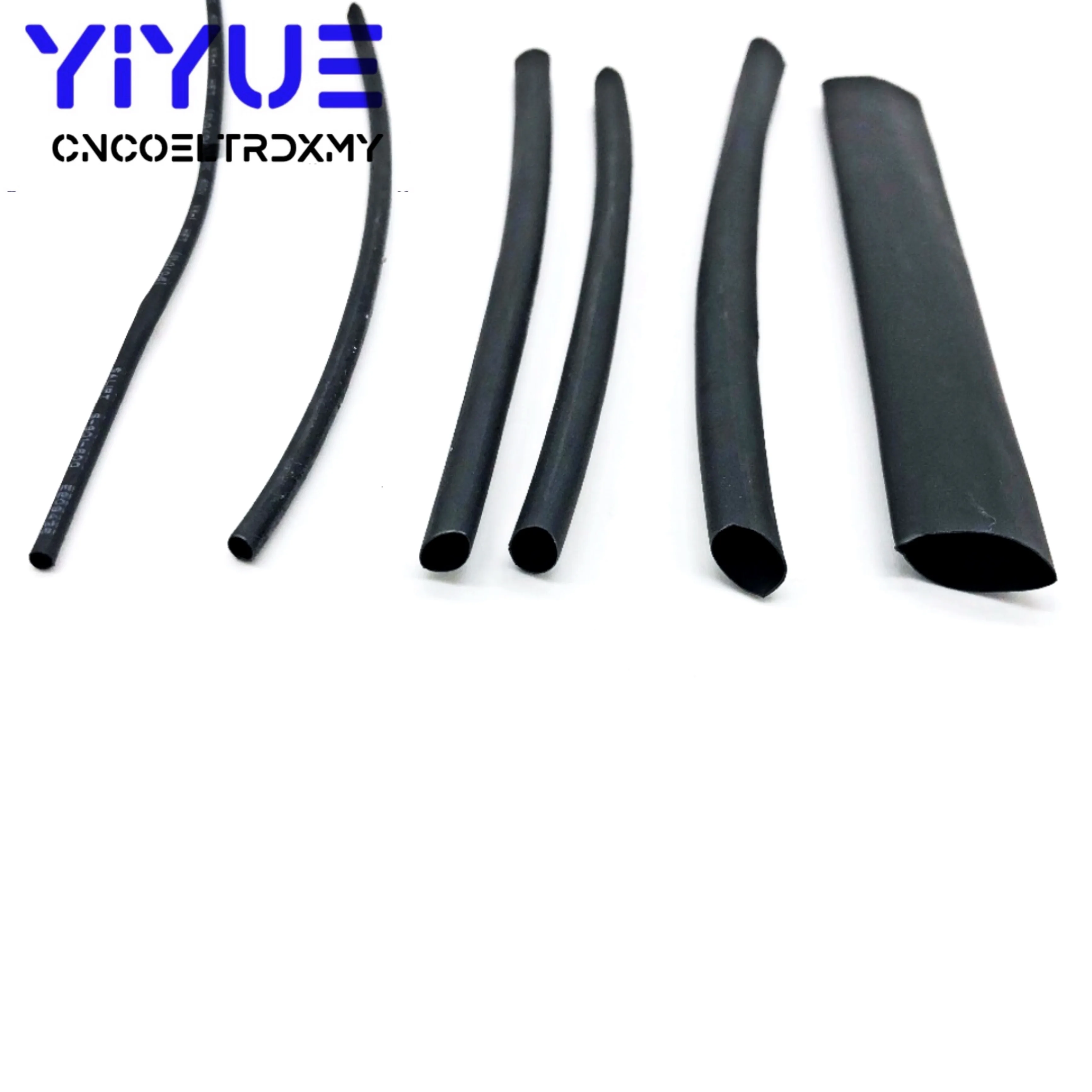 1M/lot Black Heat Shrink Tube 1mm 2mm 3mm 4mm 5mm 10mm Diameter Heatshrink Tubing Shrinkable Wrap Wire Cable Sleeve