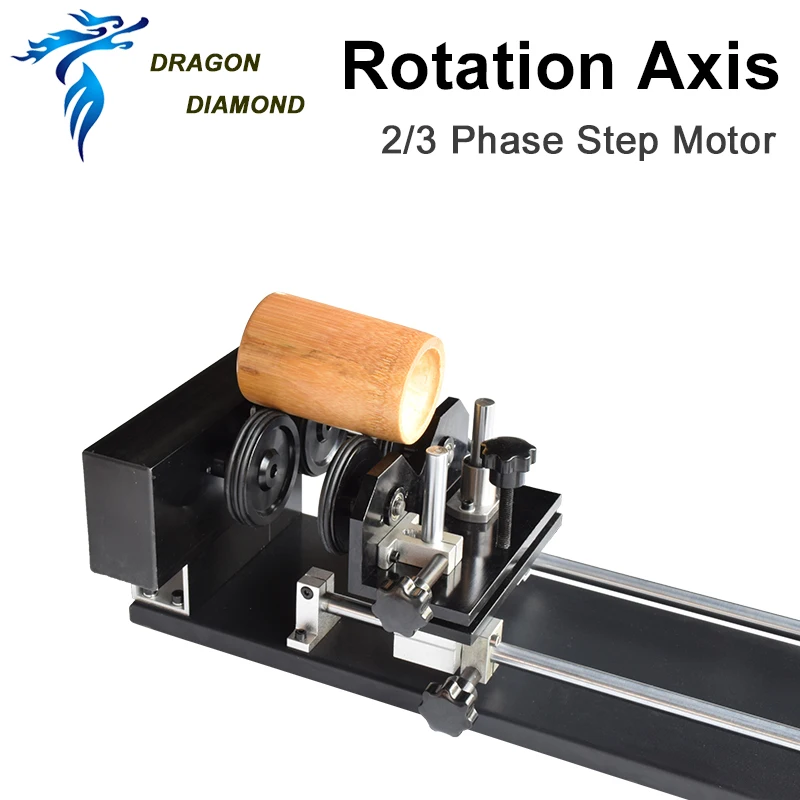 Imagem -05 - Rotary Eixo Gravura Acessório com Rolos ou Fase para Co2 Laser Gravura Máquina de Corte