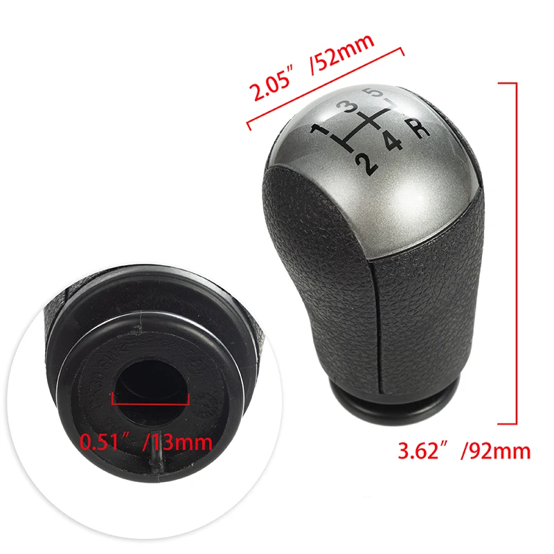 Car Gear Stick Shift Knob 5 Speed Manual Transmission Parts for Ford Focus/Mondeo MK3/S C MAX/Mustang/Galaxy/Fiesta MK6/Transit