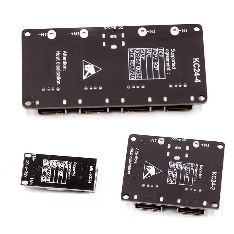 USB QC3.0 QC2.0 DC-DC Buck Converter Charging Step Down Module 6-32V 9V 12V 24V to Fast Quick Charger Circuit Board 3V 5V 12V