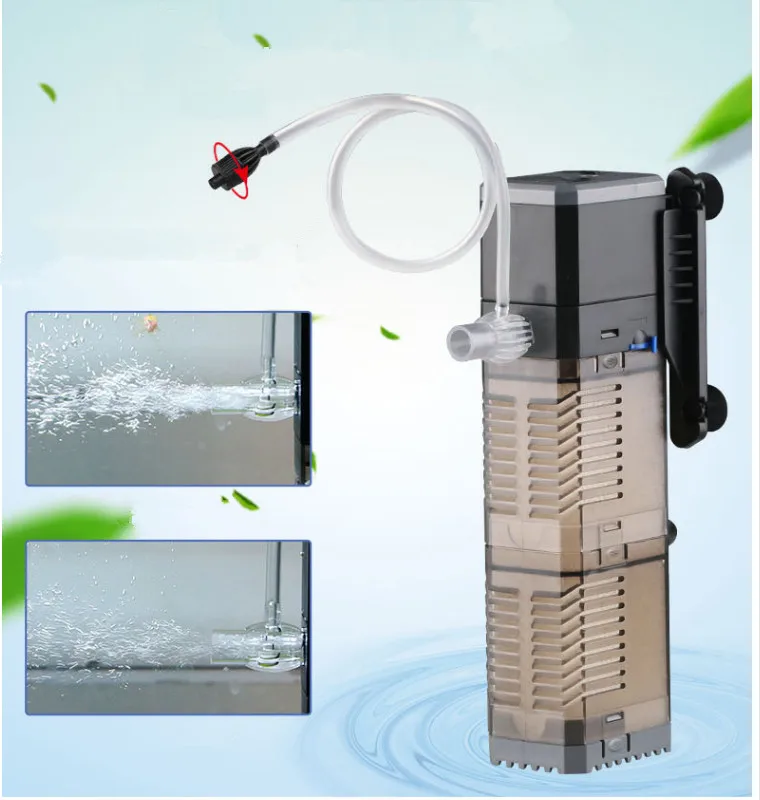 SUNSUN 4 In 1 submersible filter water pump air pump wave maker water circulation Sponge Filter For Aquarium Fish Tank