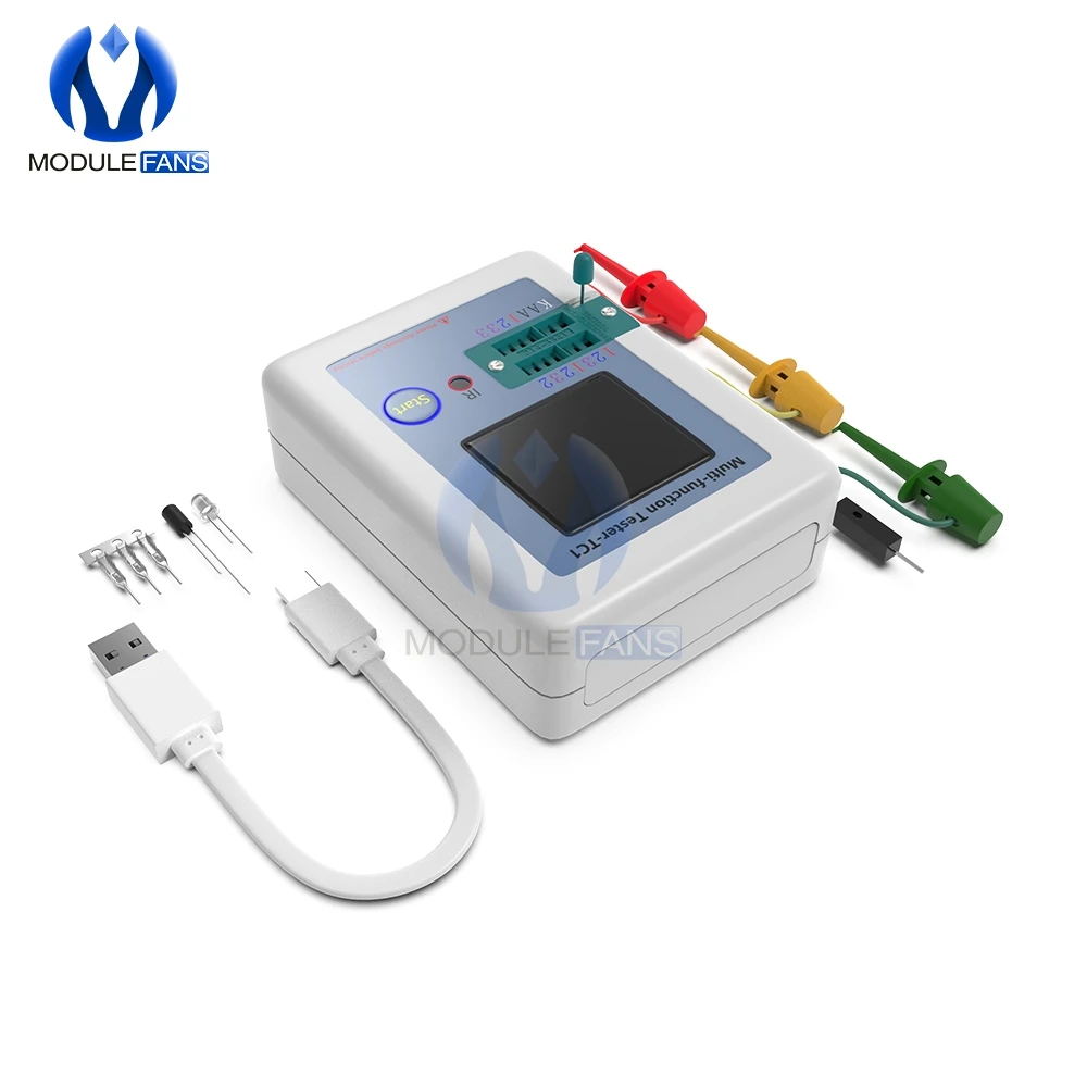 Multifunktionale LCR-TC1 3,5 Zoll 160X128 Bunte Display TFT Hintergrundbeleuchtung Transistor Tester Für Diode Triode Kondensator Widerstand – Detail 11