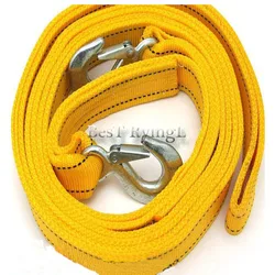 5 Ton 4 Meter Tow Rope For Truck Snatch Strap Off-road Towing Ropes Trailer Winch Cable Belt Car Traction