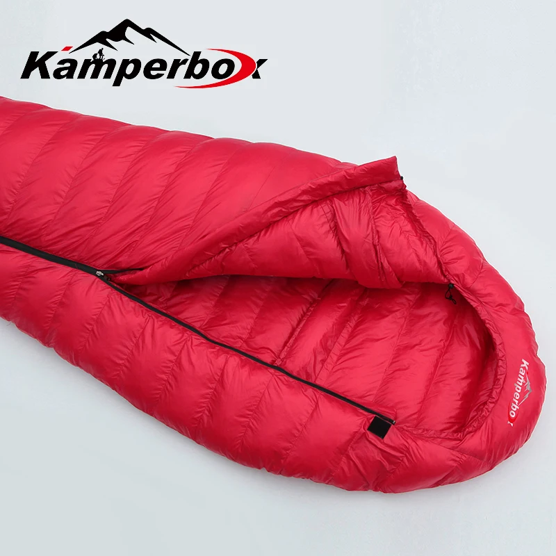 kamperbox Sleeping Bag Winter Sleeping Bag Ultralight Equipment CW1100 Washable