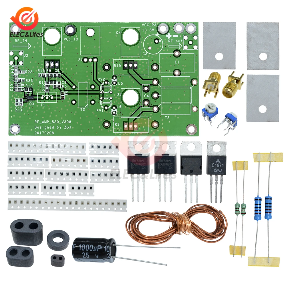 45W 70W SSB linear HF Power Amplifier Board DIY Kit For YAESU FT-817 KX3 Radio Transceiver Sound Speaker Modulo Amplificador