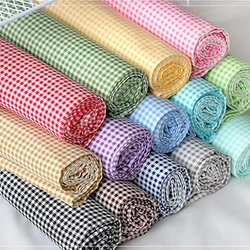 Tecido de costura de algodão colorido Pure Twill, lençol DIY, decoração de casa, roupas infantis, 160x50cm