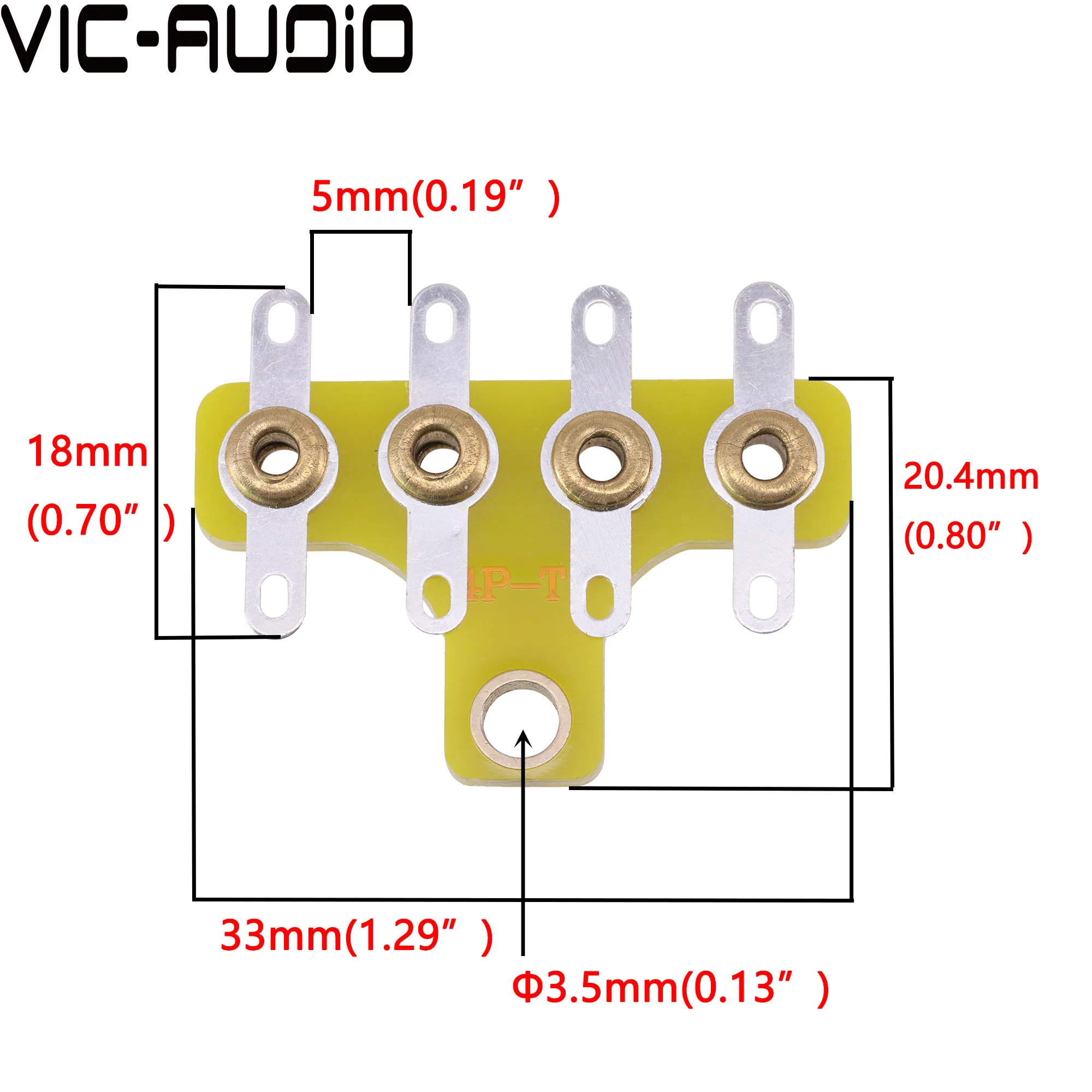 DIY Projects Audio Tag Strip Tag Board Turret Board Terminal Lug Board 4Pin 4Posts For Audio Vintage Tube Amplifier