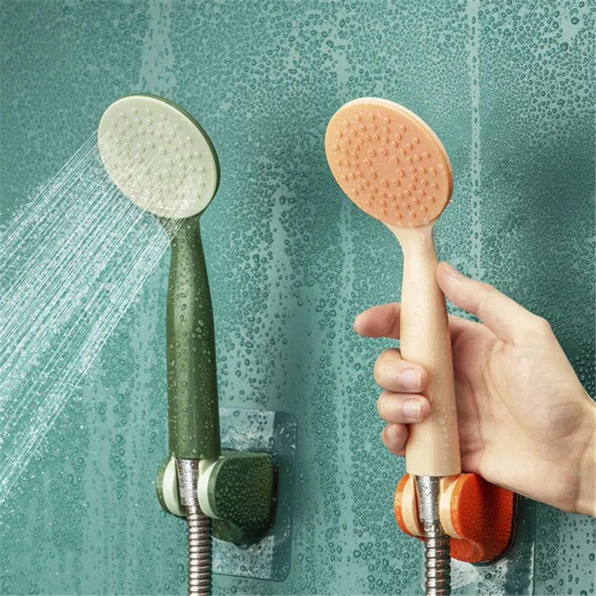 1Pc ABS Bathroom Handheld Shower Head, Adjustable 4 Mode Shower Nozzle, Waterproof Shower Base Household Bathroom Accessories