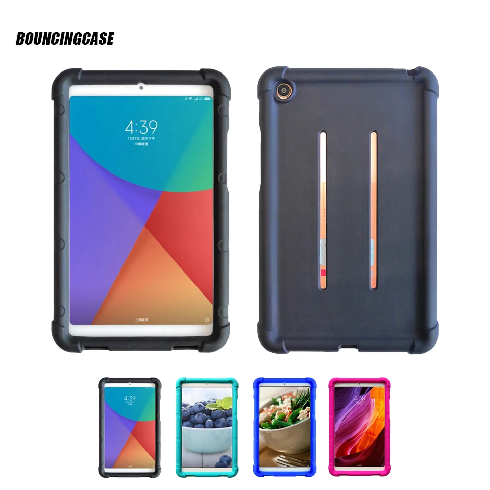 

Cover For Xiaomi Mi Pad 4 8.0 Inch Tablet Sleeve Mi Pad 8 Bumper Kids-Friendly Shokproof Silicone Rugged Case