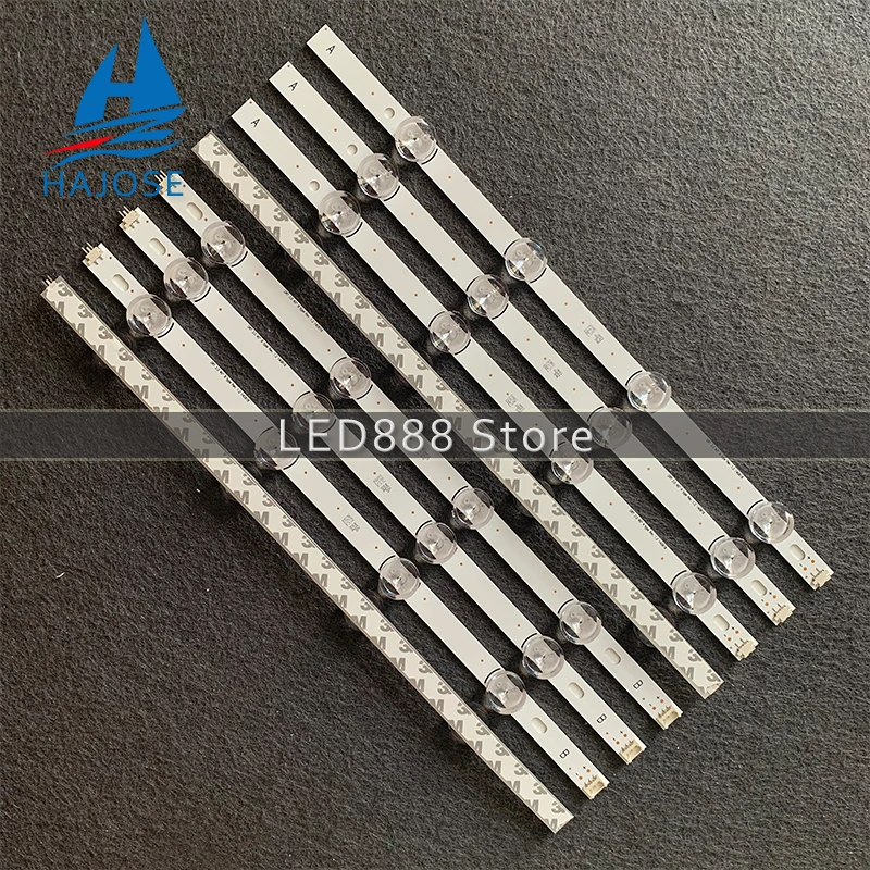 عدة 8 قطعة LED الخلفية ل LTG 40LF630V 40LF6300 40LH5300 40LH5700 40LF6350 40LF570V 40LF631V SVL400 6916L-0885A 0884A