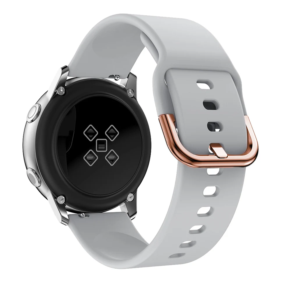 Huami Amazfit GTS 2E/GTR 42mm/huawei GT3 42mm GT 2 42mm 팔찌 Amazfit Bip U Bip S 손목 밴드 용 20mm 실리콘 시계 스트랩