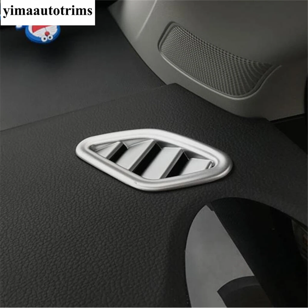 Head Lights / Window Lift Button Panel / Pillar A Speaker / Air AC Vent Cover Trim Matte Accessories For MG ZS EV 2018 - 2023