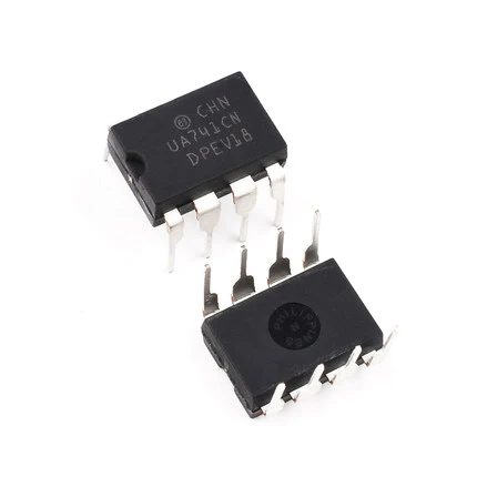 10PCS DIP8 IC UA741CN UA741CP UA741 OP Amp LM741 741 TI IC OPAMP GP 1MHZ Original