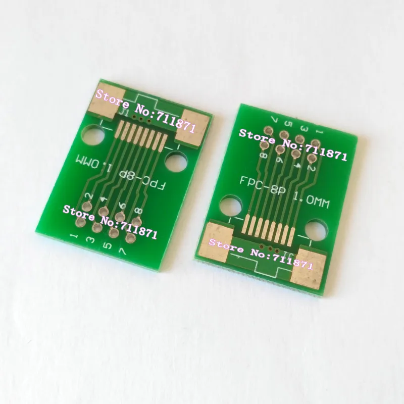 O costume soldou 8p 8pin o adaptador weldable do conector do mergulho fpc ffc fpc do passo 8pin 0.5 passo 8p dip 1.0