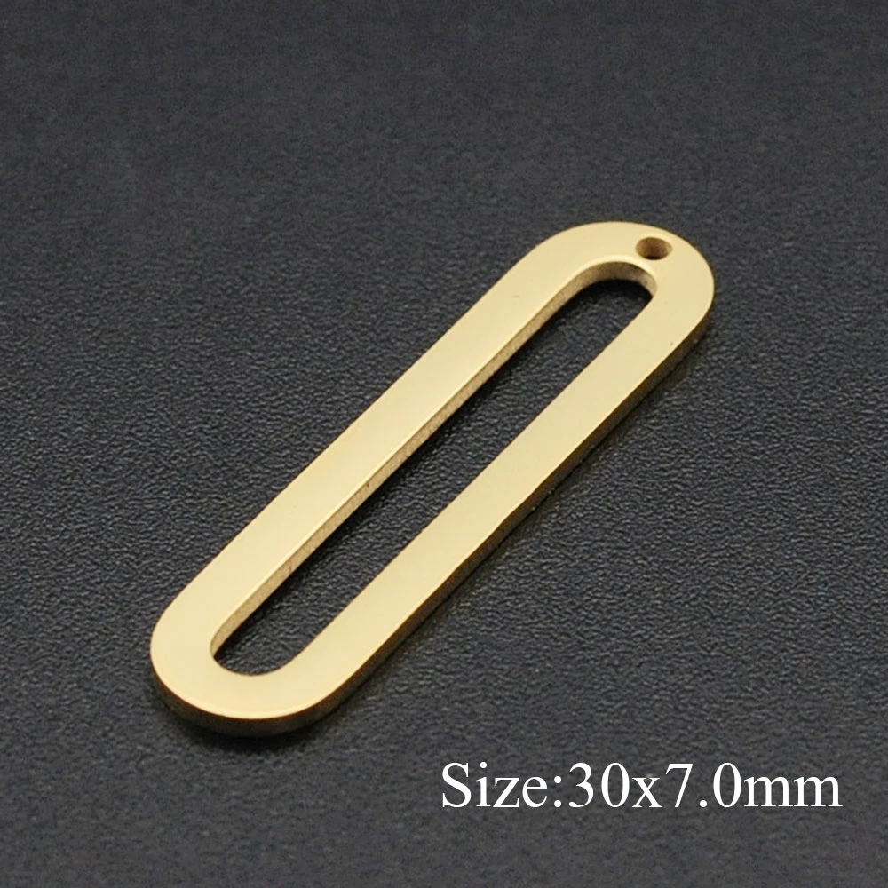 10pcs/lot 316 Stainless Steel Different Geometric DIY Earring Connectors Findings Charm Pendant Wholesale  OEM Order Accepted