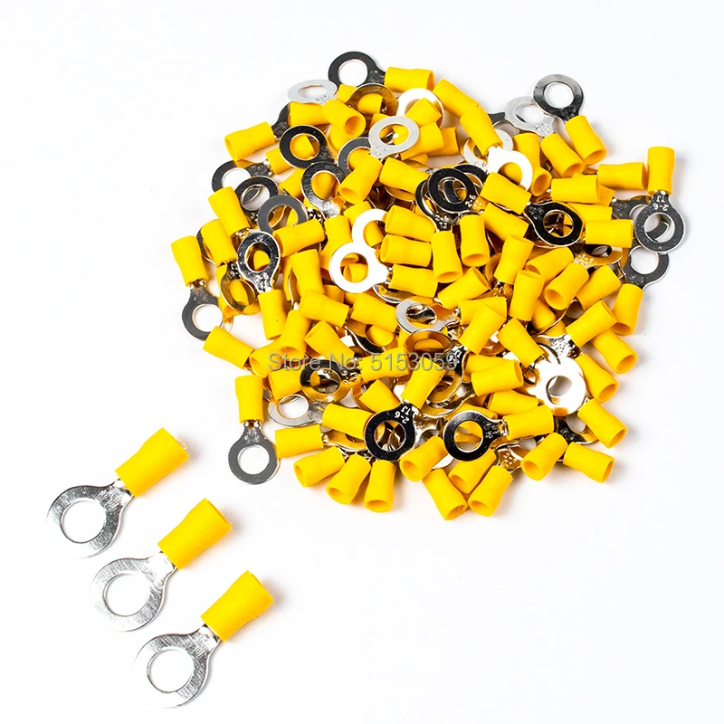 Konektor Kabel Terminal Kerut Listrik Terisolasi Cincin Seri RV