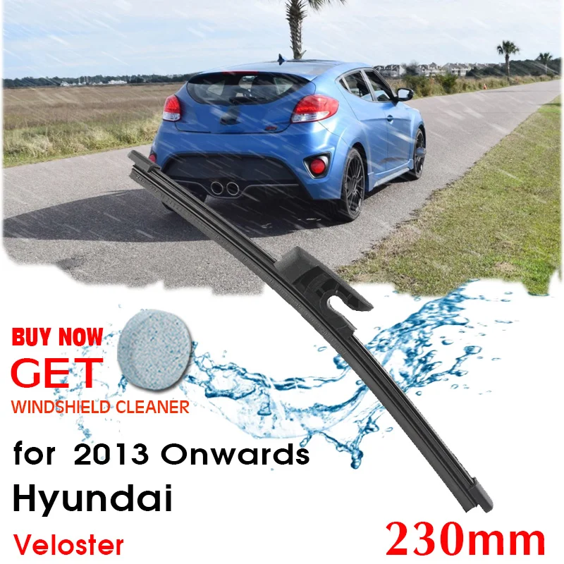 

Car Wiper blade Rear Back Window Windscreen Windshield Wipers For Hyundai Veloster Hatchback 320mm 2013 Onwards Auto Accessories