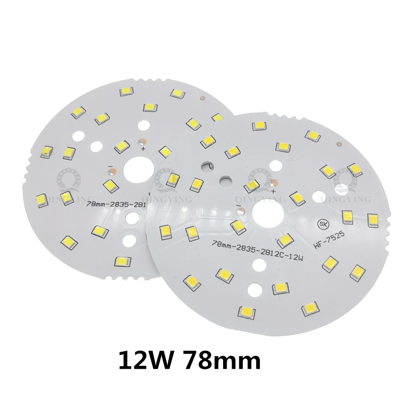 Imagem -04 - Smd Pcb Led Painel da Lâmpada Smd2835 Alto Brilho Placa de Luz para Luz de Teto para Baixo Luz 10 Peças 3w 12 15 18 24 2835