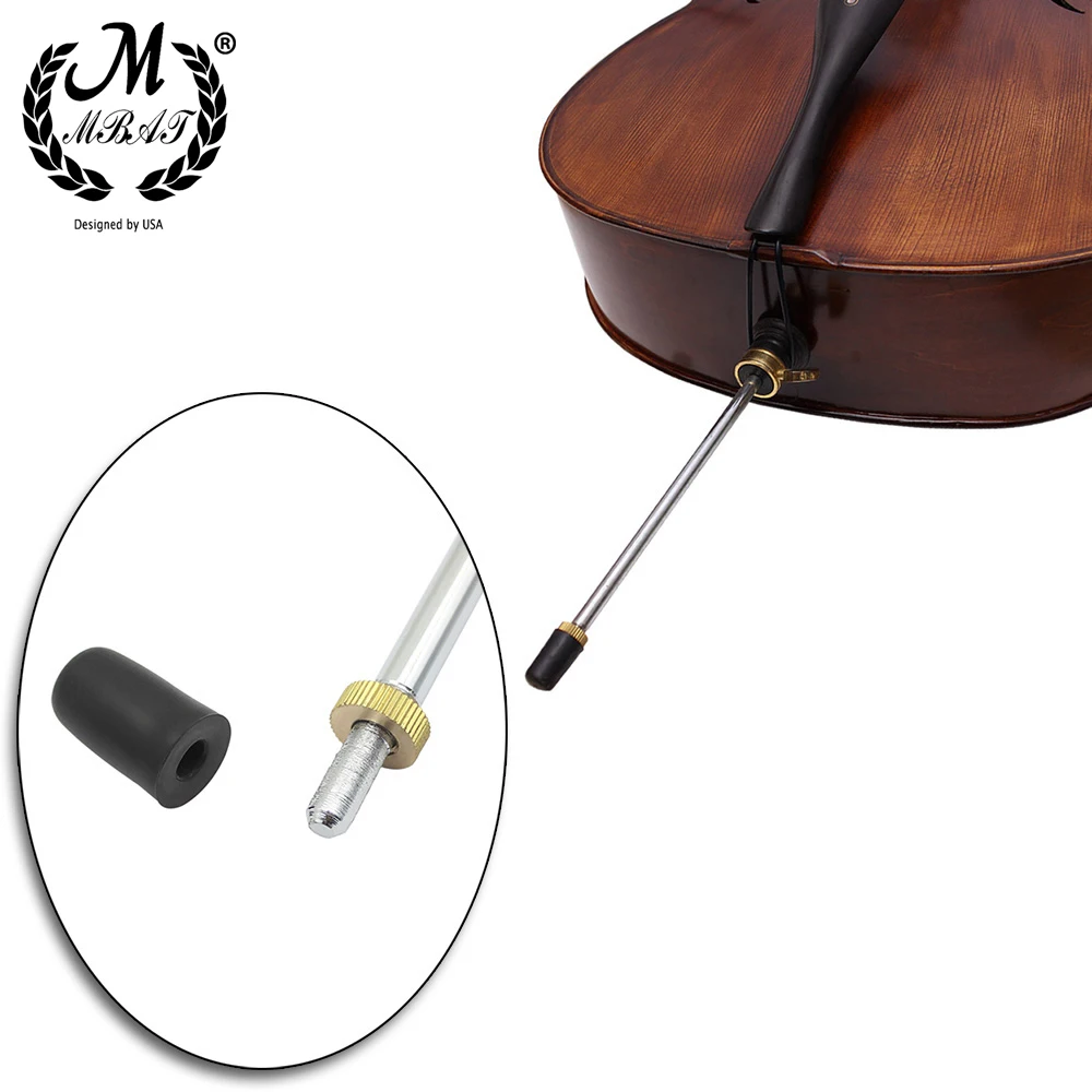 M MBAT Cello Tail Tip Cap 5 pcs Feet Support Stop Holder Non-slip Rubber Pad Stringed Instrument Accessories Music Protector