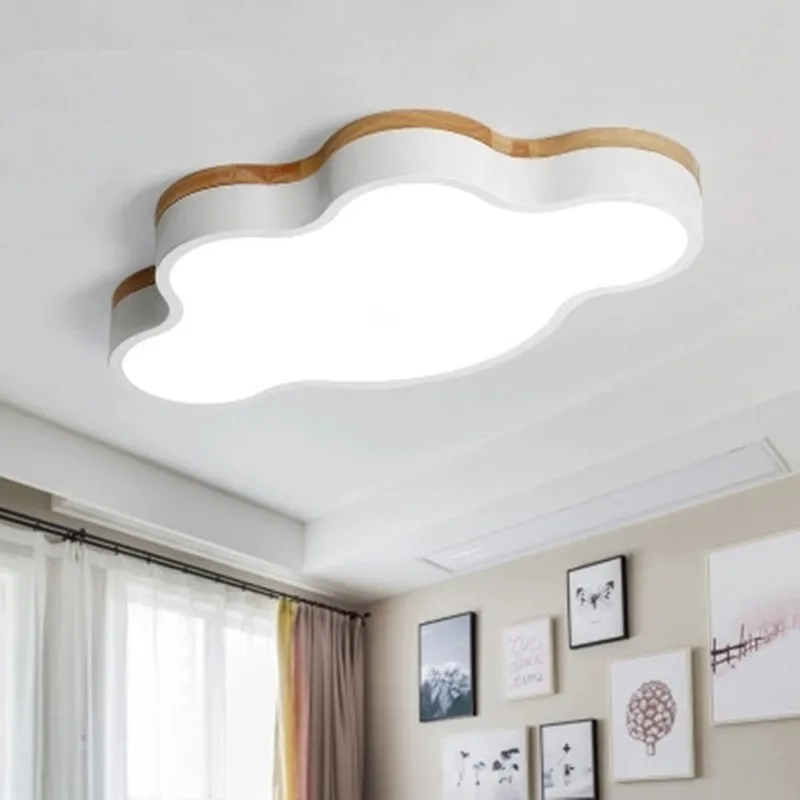 

Macaron color LED Ceiling Lights For Child room Living Room cloud shape With Remote Control Ceiling Lamp Lighting Fixtures