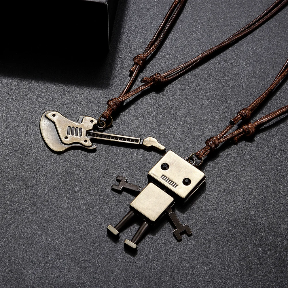 New Men Punk Boxing Gloves Leather Necklace Length Can Be adjusted Freely Spike Pendant Necklace Men Necklace Wholesale XL-260