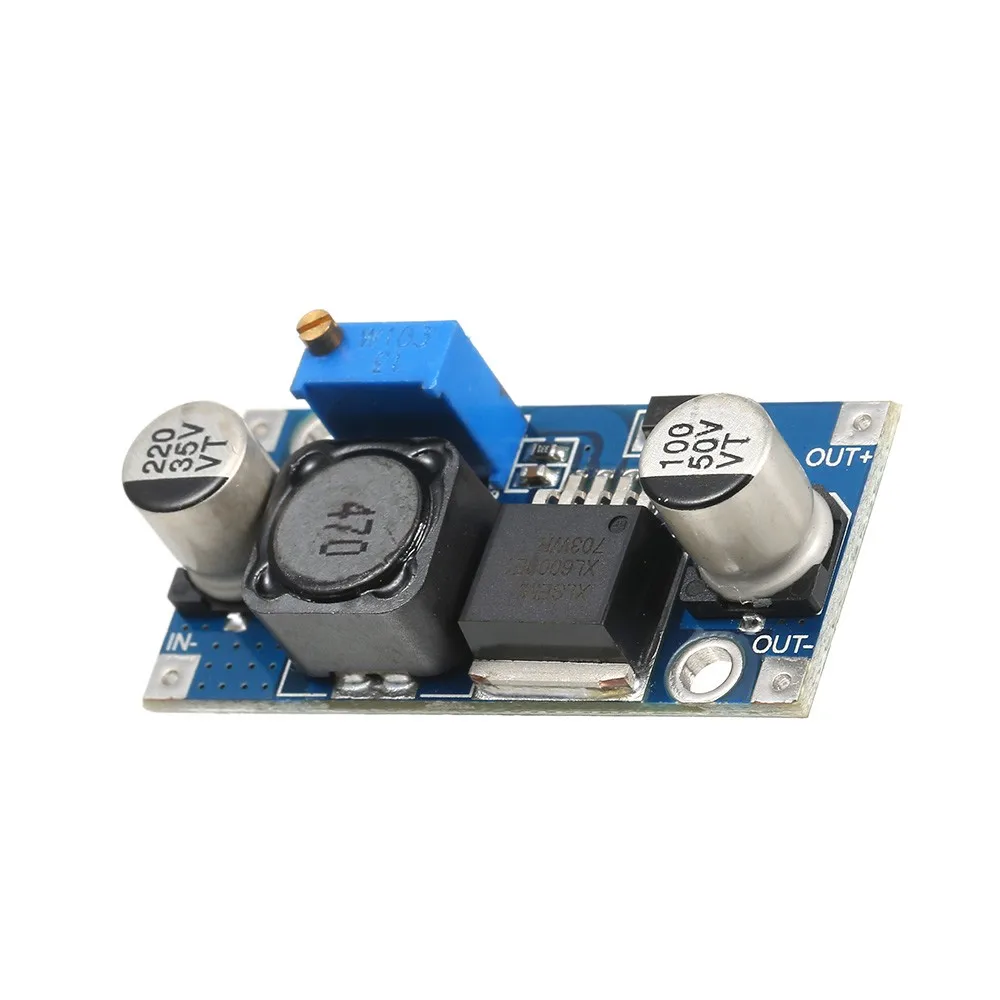 XL6009 DC5V/6V/9V/12V to 24V Boost Voltage Regulator Module Adjustable Automatic Converter
