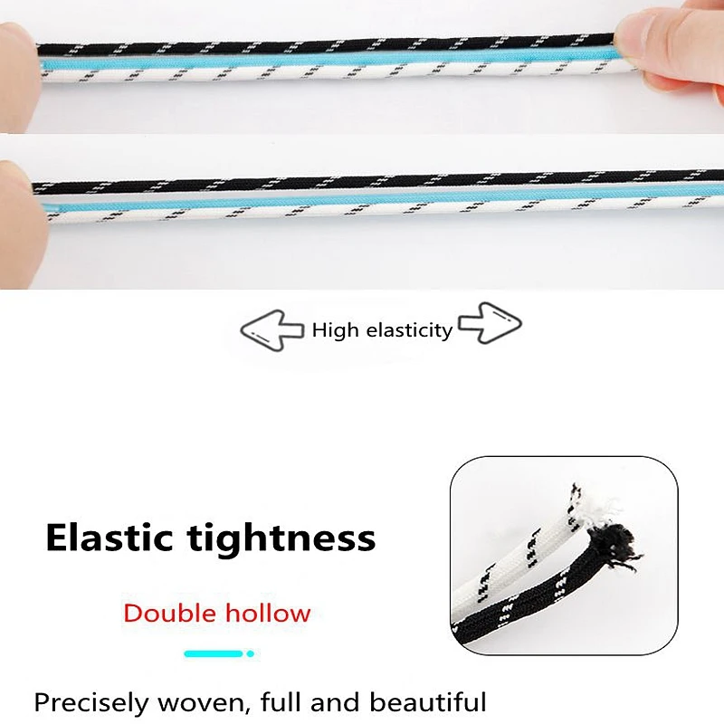 New Elastic laces Sneakers Round Lock Shoelaces without ties Kids Adult Quick Shoe laces Rubber Bands lazy Shoeace for Shoes