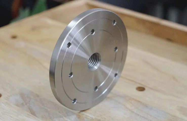 3/4/6 Inch M33*3.5 Lathe Spindle Flange Woodworking Lathe Accessories, Lathe and Wood Connection Tools 75mm 100mm Spindle