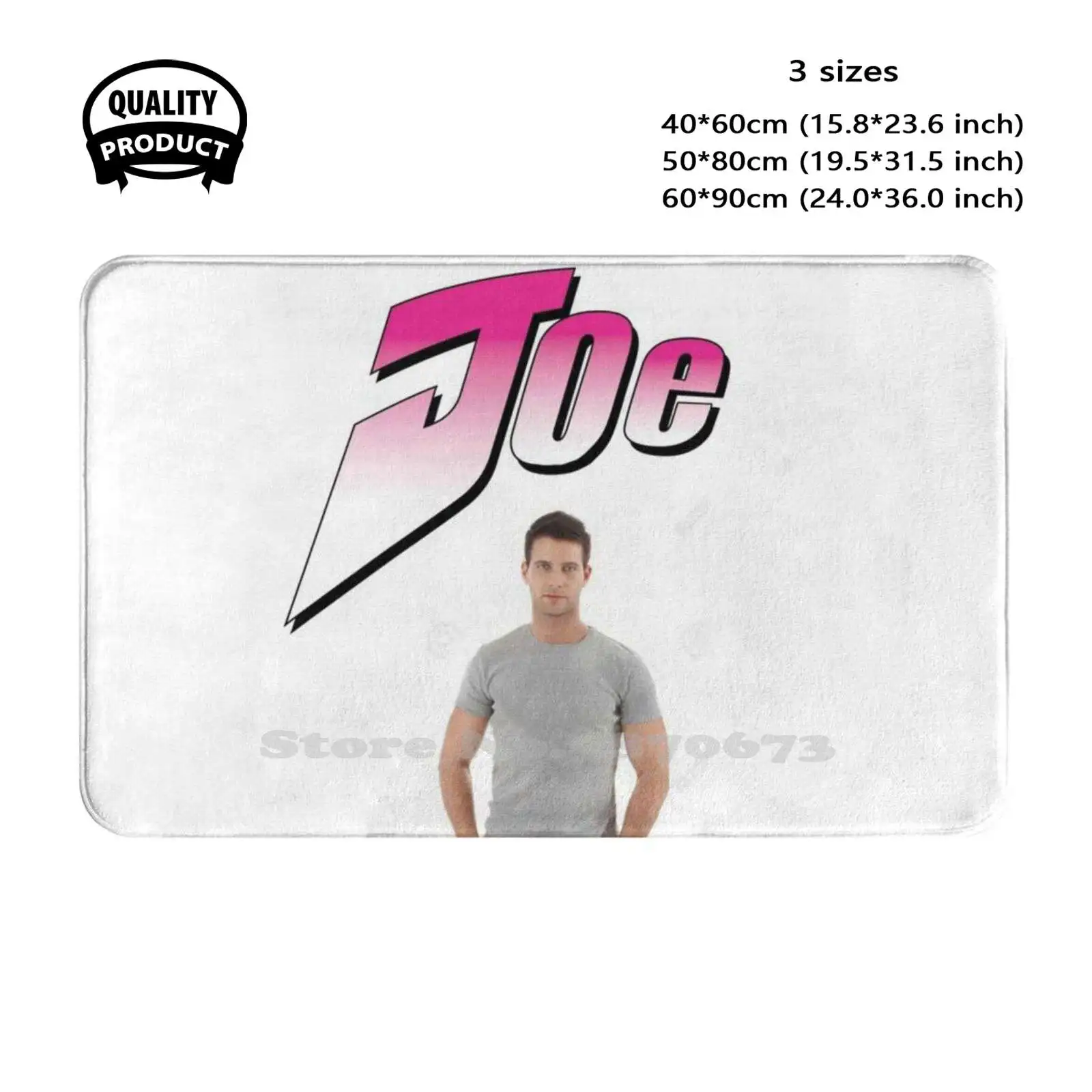 Joe'S Average Escapade Soft Cushion Home Carpet Door Mat Car Rug Jjba Joe Meme Hey Peter Anime Dank Menacing Dio