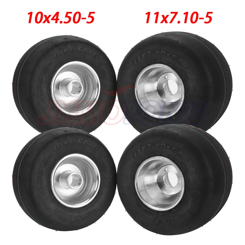 Kart 5-Inch 10x4.50-5 11x7.10-5 kart tire Drift Bike Wheels beach car accessories ATV Quad spare parts