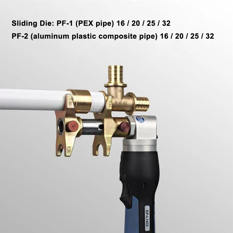 Pipe fittings Auto-retract function pipe expander Max diameter 32mm EP-L1432 Electric sliding pressing tool