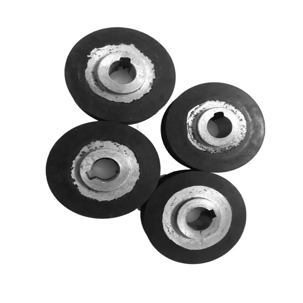 1 PC ⌀ 50mm Schwarz Gummi Rad Gürtel Rad FR-900/1000 sealer Teile