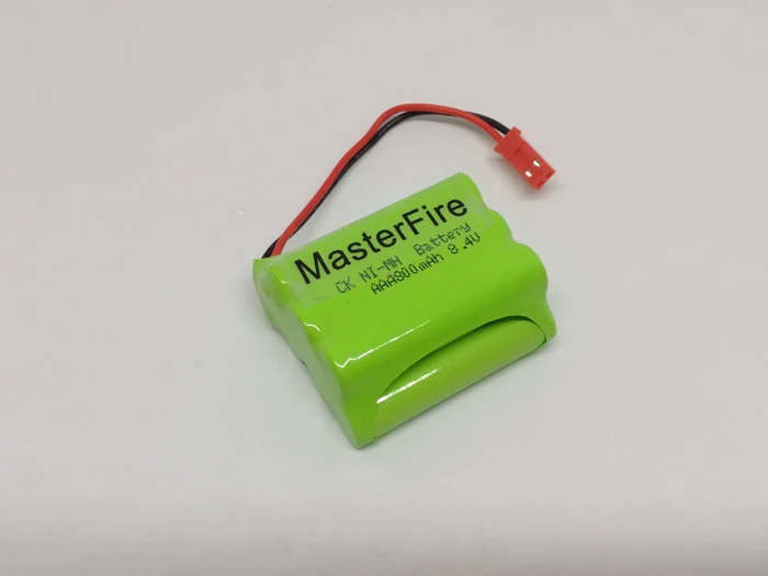 MasterFire New 8.4V AAA 800mAh NI-MH Battery Cell Rechargeable NiMH Batteries Pack with JST Plug