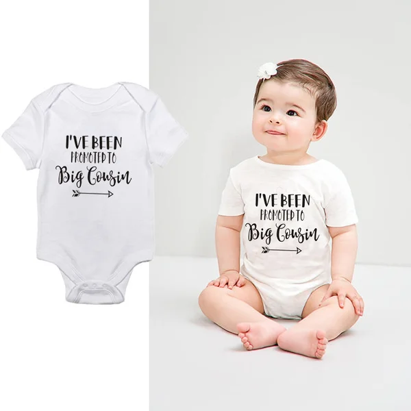 Big Cousin Shirt Ive Been Promoted To Big Cousin Big Cousin Baby Bodysuit Pregnancy Announcement New Cousin Baby Clothes