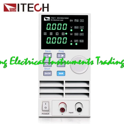 มาถึงอย่างรวดเร็ว IT8211 Single Channel DC โปรแกรมอิเล็กทรอนิกส์โหลด,60V, 30A, 150W