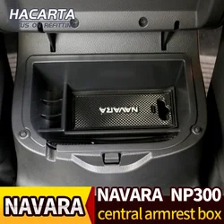 FIT For Nissan Terra Navara D23 NP300 2015-2020 Car Styling Car Center Console Armrest Storage Box Covers Accessories