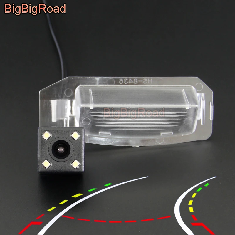 

BigBigRoad Car Intelligent Dynamic Track Rear View Backup Camera For Mitsubishi Eclipse Cross i-MiEV Outlander Lancer Sportback