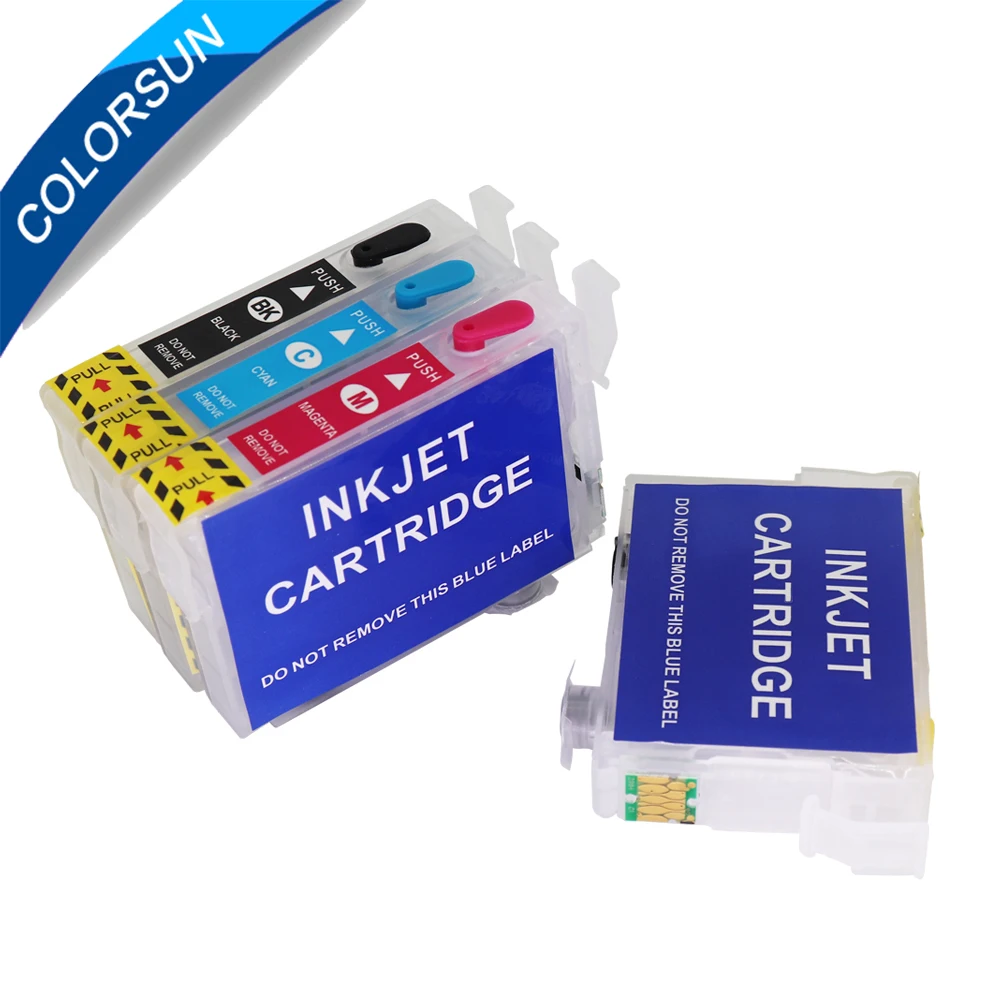 Cartucce di inchiostro ricaricabili 29 29XL di Colorsun T2991 per Epson XP342 XP345 XP442 XP445 xp-445 xp-345 cartuccia con i chip dell'arco