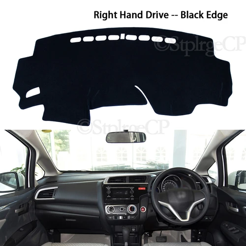 Imagen 2 del producto Para Honda Fit Jazz 2014 ~ 2019 alfombrilla antideslizante cubierta de tablero almohadilla parasol Dashmat proteger accesorios de alfombra GK5 2016 2017 2018