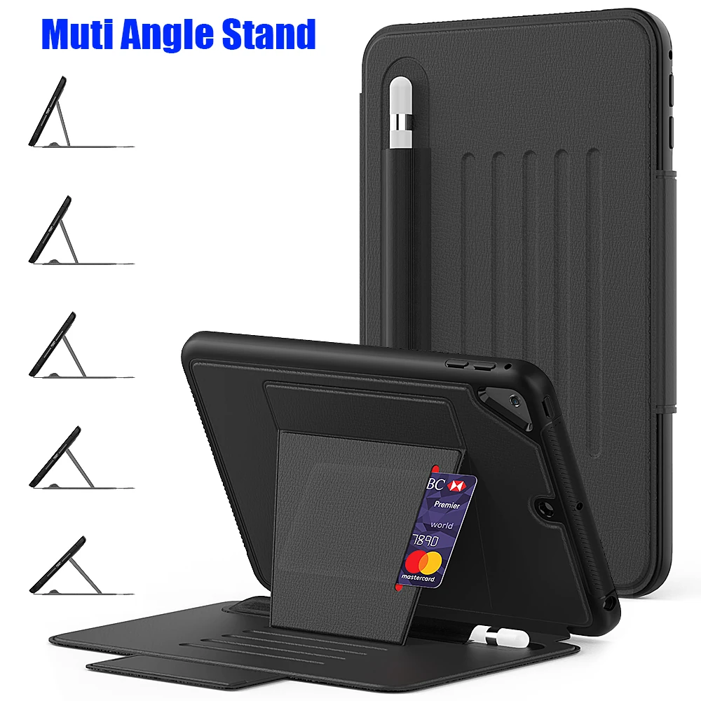 Heavy Duty Armor Shockproof Case  For iPad Mini 6 5 4 Air4 10.9 10.2 9.7 Silicone Leather Smart Cover For iPad Pro 11 Air11 2024