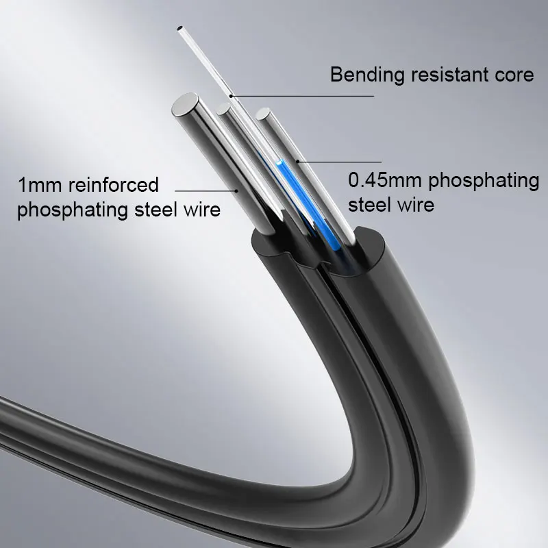 ONTi SC UPC to SC UPC Fiber Optic Drop Cable Single Mode Simplex 2.0mm Outdoor Fiber Optic Patch Cord Optical Patch Cable