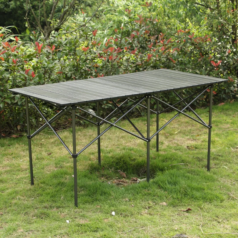 Portable Camping Folding Table, Outdoor Table Stand, Dining Table, Aluminum, Simple Promotion, Household Table