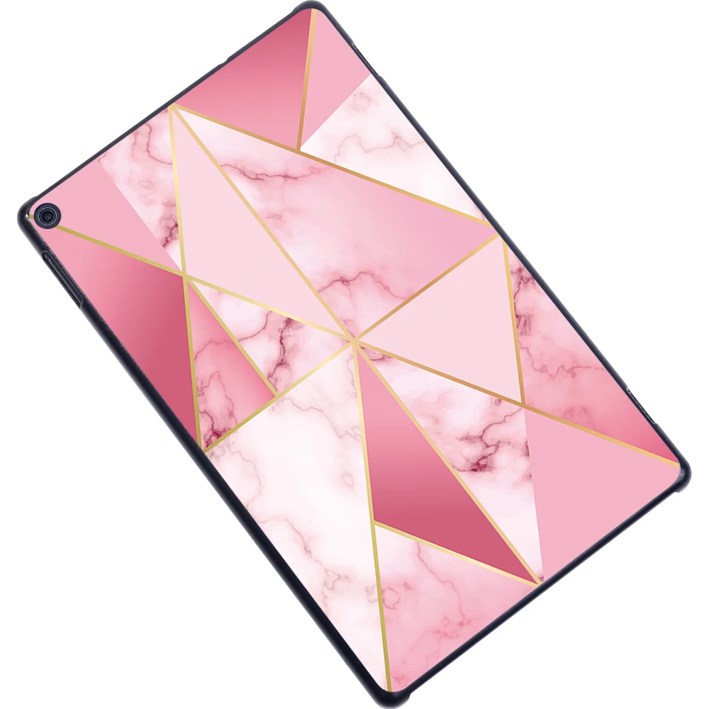 For Amazon Fire HD10 5th 2015/7th 2017/7th 2019 Case Shockproof Shape Printing Plastic Ultra-thin Tablet Hard Back Shell