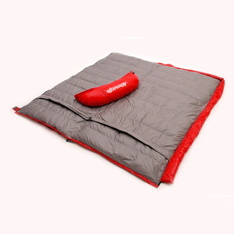 Ultra-Light White Goose Down 400g/600g/800g/1000g Filling Can Be Spliced Envelope Adult Breathable Sleeping Bag