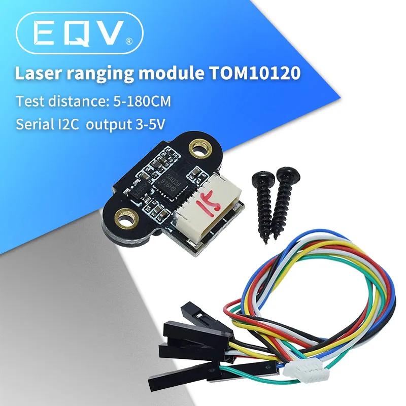 ToF10120 Laser Range Sensor Module 10-180cm Distance Sensor RS232 Interface Arduino TOF05140 UART I2C Output 3-5V