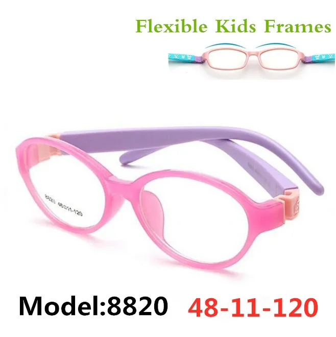 Detachable Rubber Leg Kid Glasses Eyeglasses Kids Frames Optical Eyewear for Children No Screw Safe TR Food Grade Myopia Lense