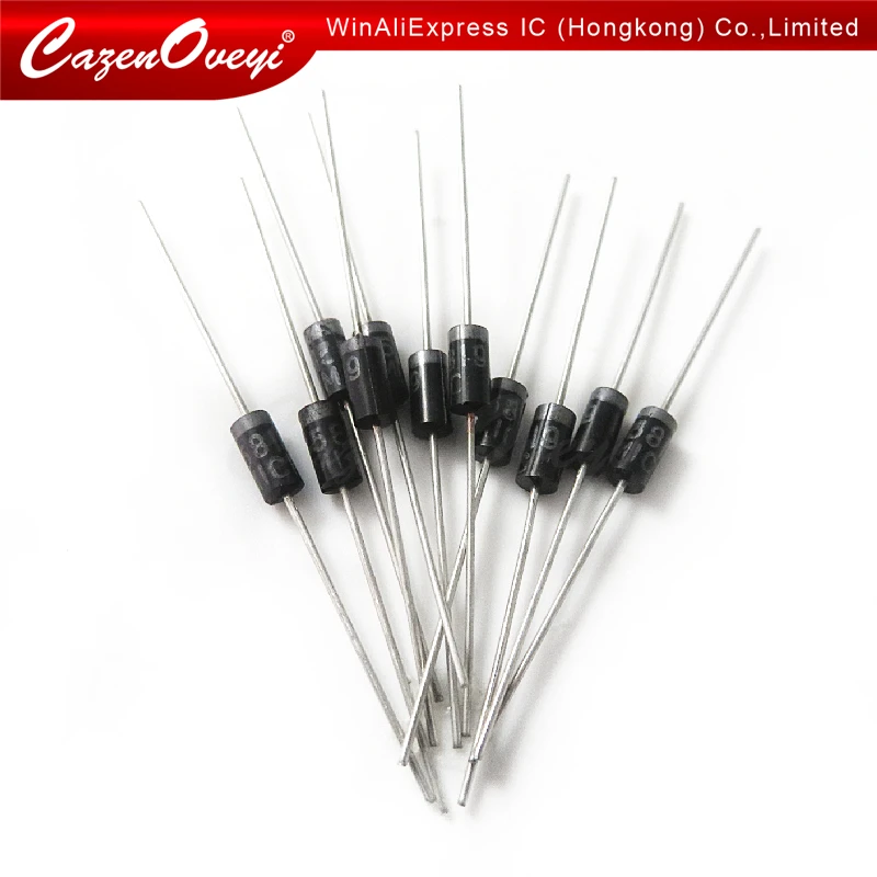 100PCS Rectifier Diode 1N5817 1N5819 1N5399 1N4937 1N4004 1N4001 1N4007 UF4007 HER107 FR207 FR157 FR107 RL207 DO-41 In Stock