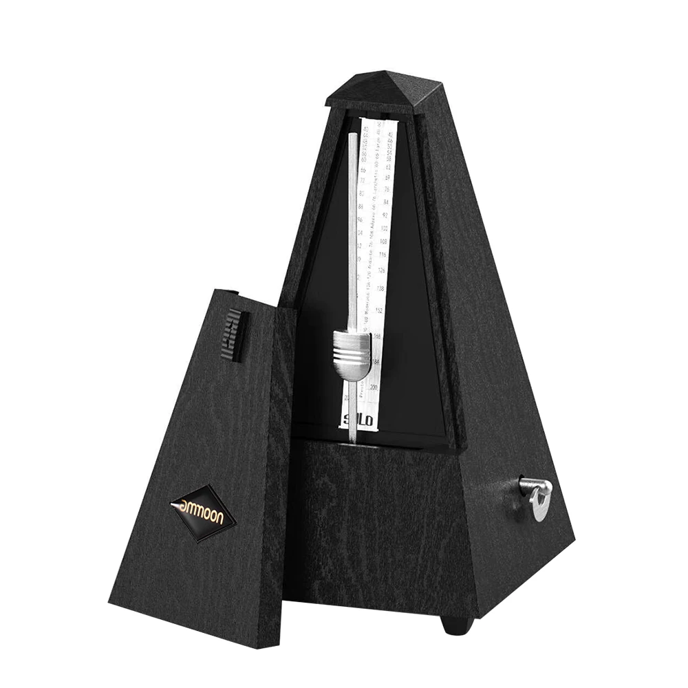 ammoon Tower Type Guitar Metronome Bell Ring Rhythm Mechanical Pendulum Metronome for Guitar Bass Piano Violin Accessories