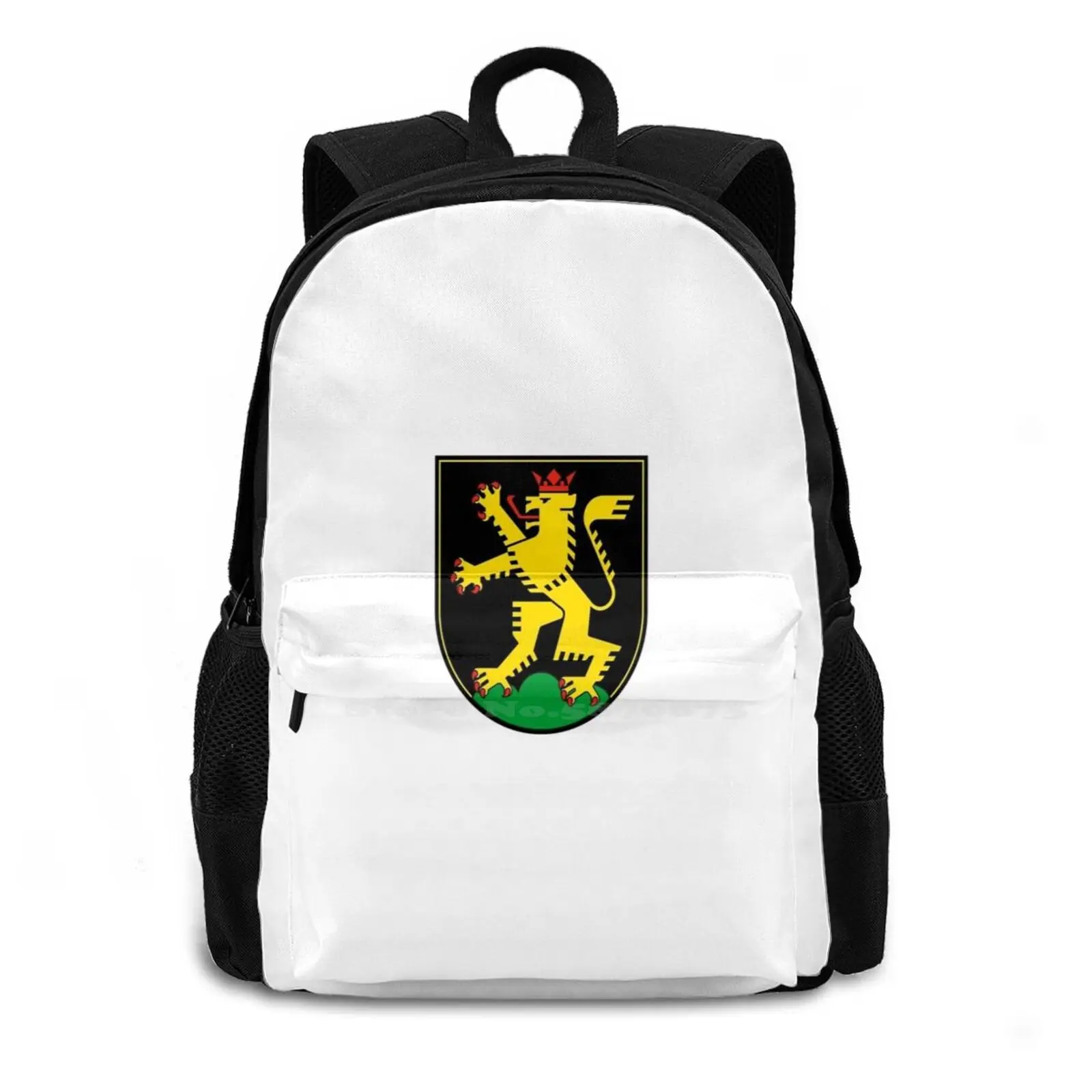 Heidelberg Coat Of Arms 3d Print Design Backpack Casual Bag Heidelberg Germany Coat Of Arms German Baden Württemberg Tumblr