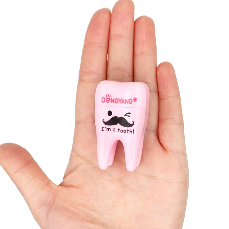 2pcs Dental Teeth Shape Gift Cute Tooth Plastic Pencil Sharpener Lovely Dentist Children Gift